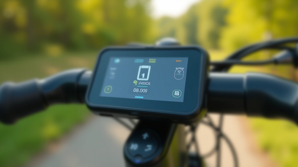 Elektrovelo detaļas un displejs